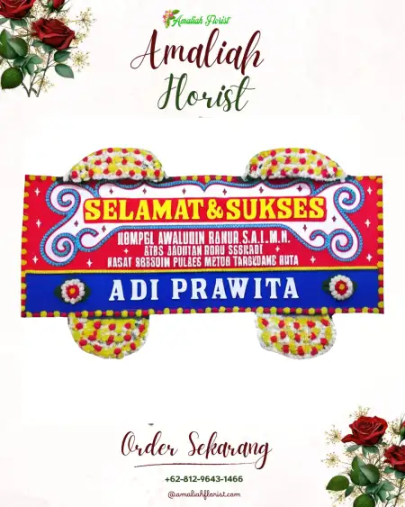 Papan Bunga Ucapan Selamat Cimandala